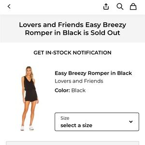 Lovers and Friends Easy Breezy Romper